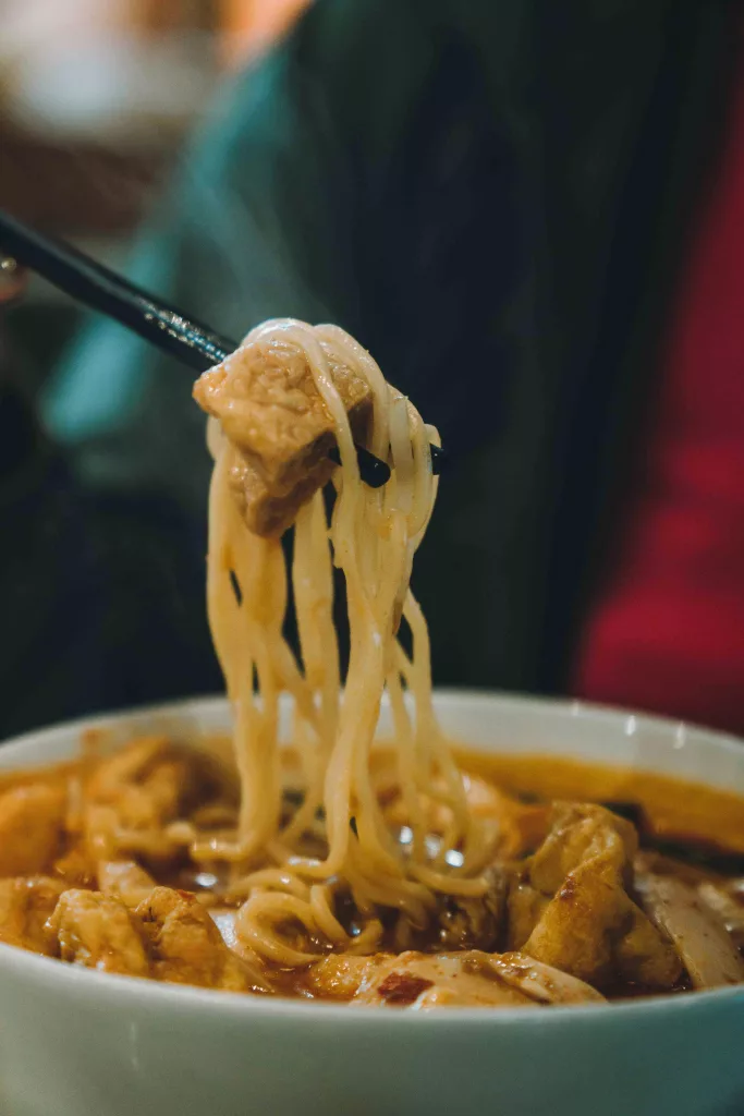 Soupe ramen asiatique