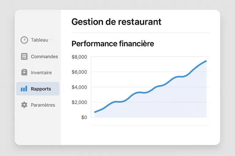 Revenus d'un logiciel de gestion de restaurant