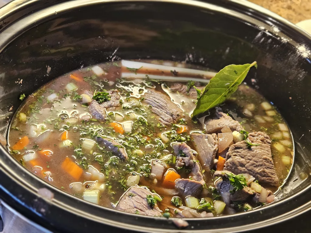 Boeuf bourguignon à la mijoteuse (Slow cooker)
